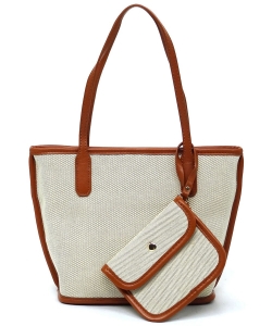 Canvas 2-in-1 Tote Bag CSD004 BROWN